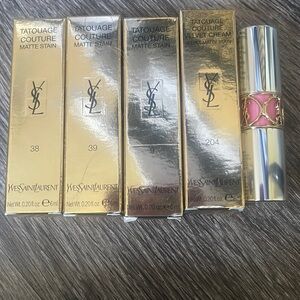 YSL lipsticks (various formulas)